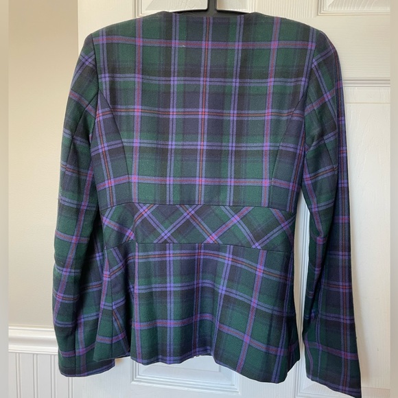 L.A.M.B. Plaid Wool Blazer - Picture 2 of 4